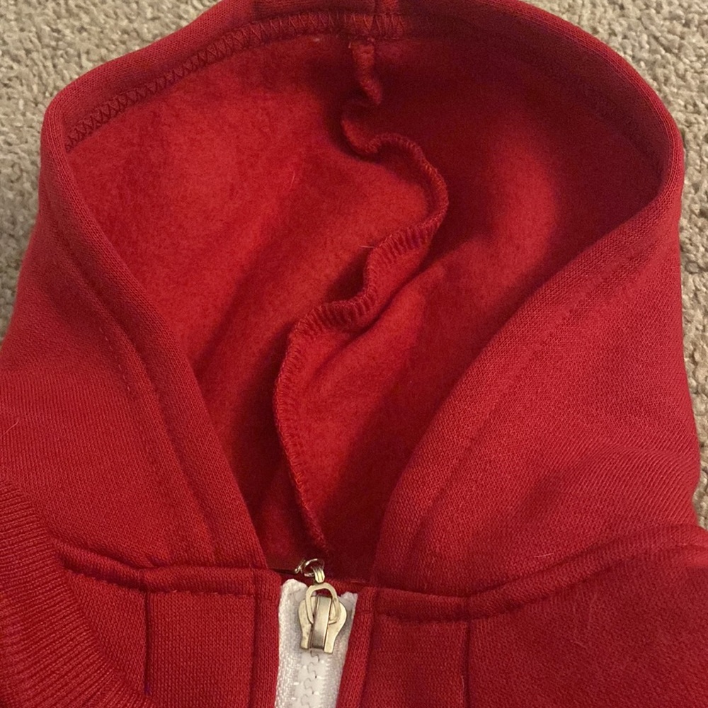 Red Hoodie for dogs - Picture 4 of 9